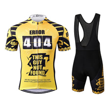 Cargar imagen en el visor de la galería, Thriller Rider Sports Ropa de Bicicleta Hombre Ciclismo Maillots y Culotte Corto con Tirantes Traje(Error 404)