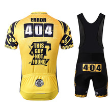 Cargar imagen en el visor de la galería, Thriller Rider Sports Ropa de Bicicleta Hombre Ciclismo Maillots y Culotte Corto con Tirantes Traje(Error 404)