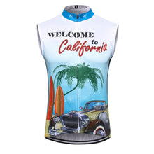 Load image into Gallery viewer, Thriller Rider Sports Bicycle Clothing Mens Cycling Vests Sleeveless(Welcome to California)