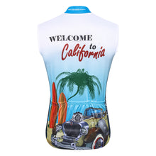Load image into Gallery viewer, Thriller Rider Sports Bicycle Clothing Mens Cycling Vests Sleeveless(Welcome to California)