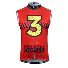 Load image into Gallery viewer, Thriller Rider Sports Bicycle Clothing Mens Cycling Vests Sleeveless(Give Us 3 Feet Please)