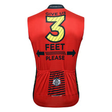 Load image into Gallery viewer, Thriller Rider Sports Bicycle Clothing Mens Cycling Vests Sleeveless(Give Us 3 Feet Please)