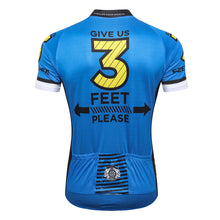 Lade das Bild in den Galerie-Viewer, Thriller Rider Sports Fahrradbekleidung Herren Fahrradtrikots Radtrikots Kurzärmlig(Give Us 3 Feet Please)