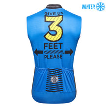 Charger l'image dans la galerie, Thriller Rider Sports Vêtements de Vélo Homme Cyclisme Gilets Sans Manche Thermique/Hiver(Give Us 3 Feet Please)