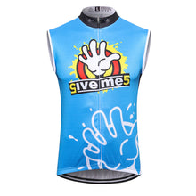 Load image into Gallery viewer, Thriller Rider Sports Bicycle Clothing Mens Cycling Vests Sleeveless(Give Me Five)