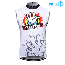 Carica l'immagine nel visualizzatore di Gallery, Thriller Rider Sports Abbigliamento per Biciclette Uomo Ciclismo Gilet Termico/Inverno Senza Maniche(Give Me Five)
