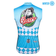 Cargar imagen en el visor de la galería, Thriller Rider Sports Ropa de Bicicleta Hombre Ciclismo Chalecos Sin Mangas Invierno/Térmico(Cheers for Freedom)