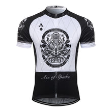 Cargar imagen en el visor de la galería, Thriller Rider Sports Ropa de Bicicleta Hombre Ciclismo Maillots Manga Corta(Ace of Spades)