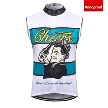 画像をギャラリービューアに読み込む, Thriller Rider Sports 自転車の服 メンズ サイクルベスト ノースリーブ 防風(Cheers for Being)