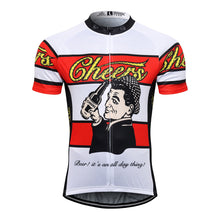 Load image into Gallery viewer, Thriller Rider Sports Bicycle Clothing Mens Cycling Jersey Short Sleeve(Cheers for Being)
