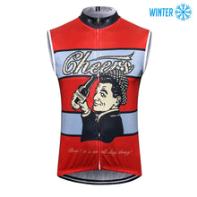 Cargar imagen en el visor de la galería, Thriller Rider Sports Ropa de Bicicleta Hombre Ciclismo Chalecos Sin Mangas Invierno/Térmico(Cheers for Being)