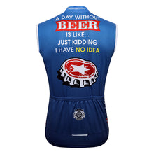 Load image into Gallery viewer, Thriller Rider Sports Bicycle Clothing Mens Cycling Vests Sleeveless(Beer Cap)