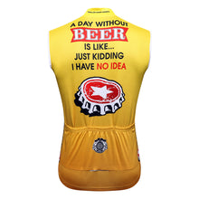 Load image into Gallery viewer, Thriller Rider Sports Bicycle Clothing Mens Cycling Vests Sleeveless(Beer Cap)
