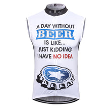 Load image into Gallery viewer, Thriller Rider Sports Bicycle Clothing Mens Cycling Vests Sleeveless(Beer Cap)