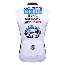 Load image into Gallery viewer, Thriller Rider Sports Bicycle Clothing Mens Cycling Vests Sleeveless(Beer Cap)