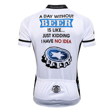 Load image into Gallery viewer, Thriller Rider Sports Bicycle Clothing Mens Cycling Jersey Short Sleeve(Beer Cap)