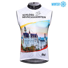 Cargar imagen en el visor de la galería, Thriller Rider Sports Ropa de Bicicleta Hombre Ciclismo Chalecos Sin Mangas Invierno/Térmico(Schoss Neuschwanstein)