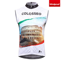 Cargar imagen en el visor de la galería, Thriller Rider Sports Ropa de Bicicleta Hombre Ciclismo Chalecos Sin Mangas Cortavientos(Colosseo)
