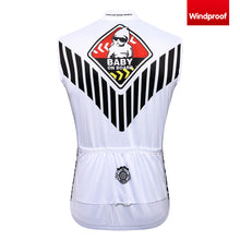 Cargar imagen en el visor de la galería, Thriller Rider Sports Ropa de Bicicleta Hombre Ciclismo Chalecos Sin Mangas Cortavientos(Baby on Board)