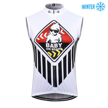 Cargar imagen en el visor de la galería, Thriller Rider Sports Ropa de Bicicleta Hombre Ciclismo Chalecos Sin Mangas Invierno/Térmico(Baby on Board)