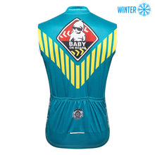 Load image into Gallery viewer, Thriller Rider Sports Bicycle Clothing Mens Cycling Vests Winter Sleeveless(Baby on Board)