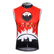Load image into Gallery viewer, Thriller Rider Sports Bicycle Clothing Mens Cycling Vests Sleeveless(The Devil is in Your Heart)