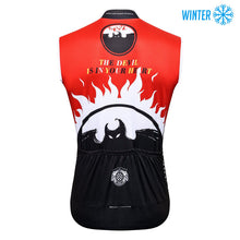 Carica l'immagine nel visualizzatore di Gallery, Thriller Rider Sports Abbigliamento per Biciclette Uomo Ciclismo Gilet Termico/Inverno Senza Maniche(The Devil is in Your Heart)