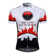 Carica l'immagine nel visualizzatore di Gallery, Thriller Rider Sports Abbigliamento per Biciclette Uomo Ciclismo Maglie Manica Corta(The Devil is in Your Heart)