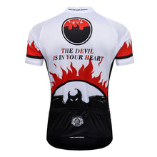 Carica l'immagine nel visualizzatore di Gallery, Thriller Rider Sports Abbigliamento per Biciclette Uomo Ciclismo Maglie Manica Corta(The Devil is in Your Heart)