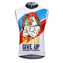 Load image into Gallery viewer, Thriller Rider Sports Bicycle Clothing Mens Cycling Vests Sleeveless(Never Give Up)