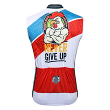 Load image into Gallery viewer, Thriller Rider Sports Bicycle Clothing Mens Cycling Vests Sleeveless(Never Give Up)