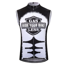 Load image into Gallery viewer, Thriller Rider Sports Bicycle Clothing Mens Cycling Vests Sleeveless(Gas Sucks Ride a Bike)