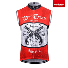 Load image into Gallery viewer, Thriller Rider Sports Bicycle Clothing Mens Cycling Vests Windproof Sleeveless(Don't Cread on Me)