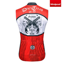 Load image into Gallery viewer, Thriller Rider Sports Bicycle Clothing Mens Cycling Vests Windproof Sleeveless(Don't Cread on Me)