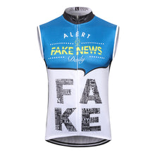Load image into Gallery viewer, Thriller Rider Sports Bicycle Clothing Mens Cycling Vests Sleeveless(Fake News)