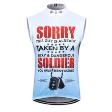Load image into Gallery viewer, Thriller Rider Sports Bicycle Clothing Mens Cycling Vests Sleeveless(You Have Been Warned)
