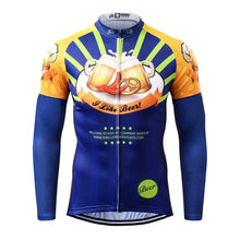 Load image into Gallery viewer, Thriller Rider Sports Bicycle Clothing Mens Cycling Jersey Long Sleeve(I Like Beer)
