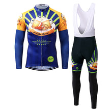 Load image into Gallery viewer, Thriller Rider Sports Bicycle Clothing Mens Cycling Jersey Long Sleeve and Bib Trousers Kit(I Like Beer)
