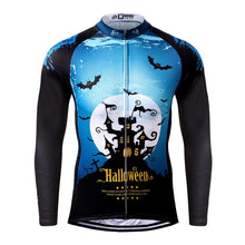 Load image into Gallery viewer, Thriller Rider Sports Bicycle Clothing Mens Cycling Jersey Long Sleeve(Ghost Castle)
