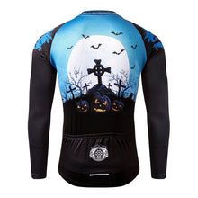 Load image into Gallery viewer, Thriller Rider Sports Bicycle Clothing Mens Cycling Jersey Long Sleeve(Ghost Castle)
