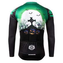 Load image into Gallery viewer, Thriller Rider Sports Bicycle Clothing Mens Cycling Jersey Long Sleeve(Ghost Castle)
