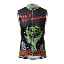 Load image into Gallery viewer, Thriller Rider Sports Bicycle Clothing Mens Cycling Vests Sleeveless(Hey Guys! Put on Your Helmet!)
