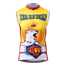 Load image into Gallery viewer, Thriller Rider Sports Bicycle Clothing Mens Cycling Vests Sleeveless(Heal The World)
