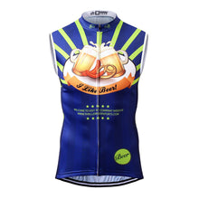 Load image into Gallery viewer, Thriller Rider Sports Bicycle Clothing Mens Cycling Vests Sleeveless(I Like Beer)
