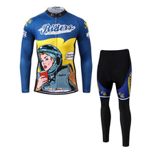 Load image into Gallery viewer, Thriller Rider Sports Bicycle Clothing Mens Cycling Jersey Long Sleeve and Trousers Kit(Riders)
