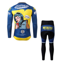 Load image into Gallery viewer, Thriller Rider Sports Bicycle Clothing Mens Cycling Jersey Long Sleeve and Trousers Kit(Riders)
