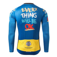 Load image into Gallery viewer, Thriller Rider Sports Bicycle Clothing Mens Cycling Jersey Long Sleeve(Everything Will Be OK)
