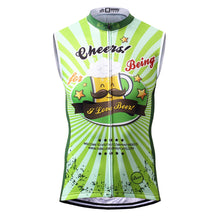 Load image into Gallery viewer, Thriller Rider Sports Bicycle Clothing Mens Cycling Vests Sleeveless(Cheer for Being)
