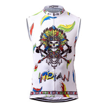 Load image into Gallery viewer, Thriller Rider Sports Bicycle Clothing Mens Cycling Vests Sleeveless(Indian)
