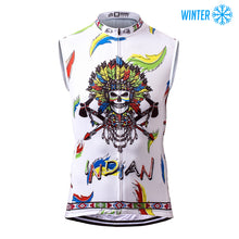 Load image into Gallery viewer, Thriller Rider Sports Bicycle Clothing Mens Cycling Vests Winter Sleeveless(Indian)
